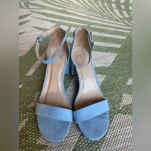 Blue Suede Women's Sandals